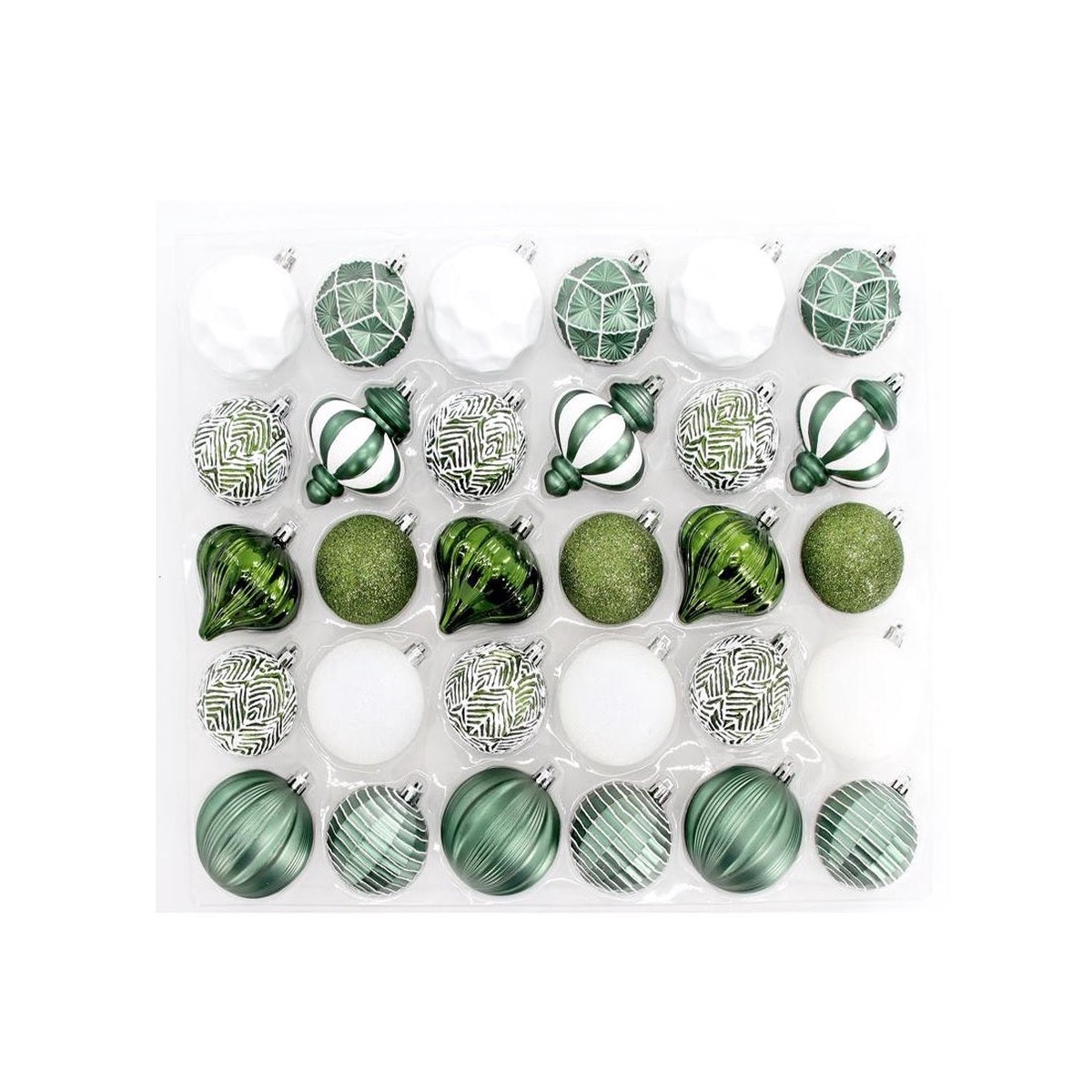 Celebrations C-23061 B Winter Woodland Ornaments Plastic