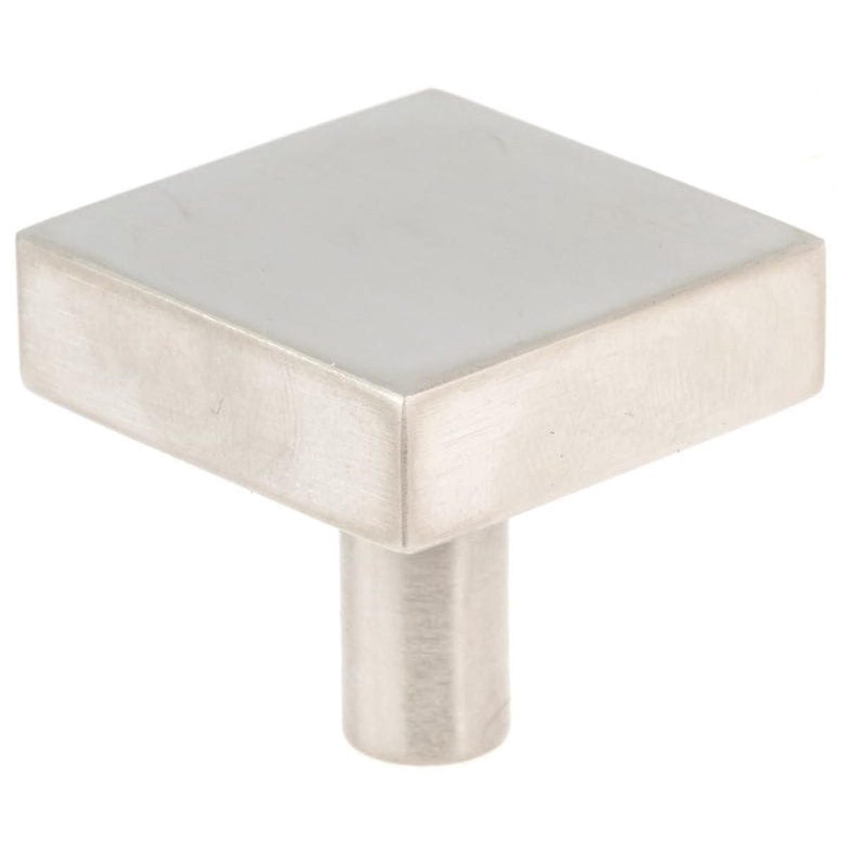 Contemporary Knob 1-14 x 1-14 Brushed Nickel
