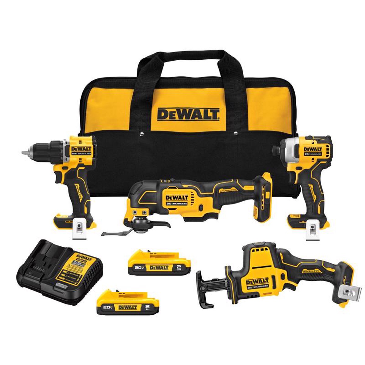 DeWalt DCK486D2 20V MAX Atomic Combo Kit 20 Volt