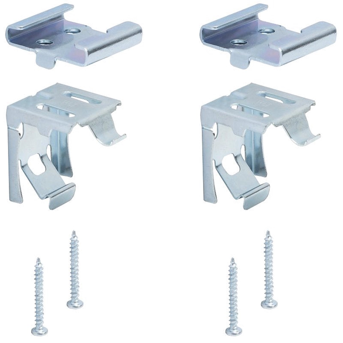 Simple Spaces B1-MB Mounting Bracket Steel Silver Zinc Plated For 1 in Mini Blind