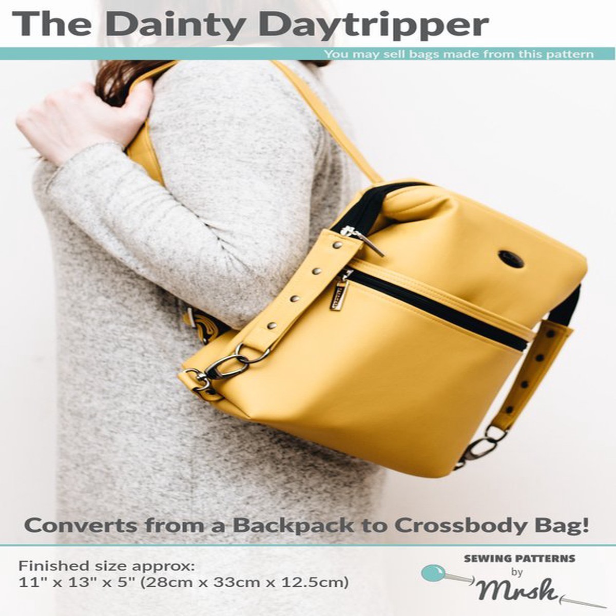 The Dainty Daytripper by Sewing Patterns by Mrs H (Printed Paper Pattern)