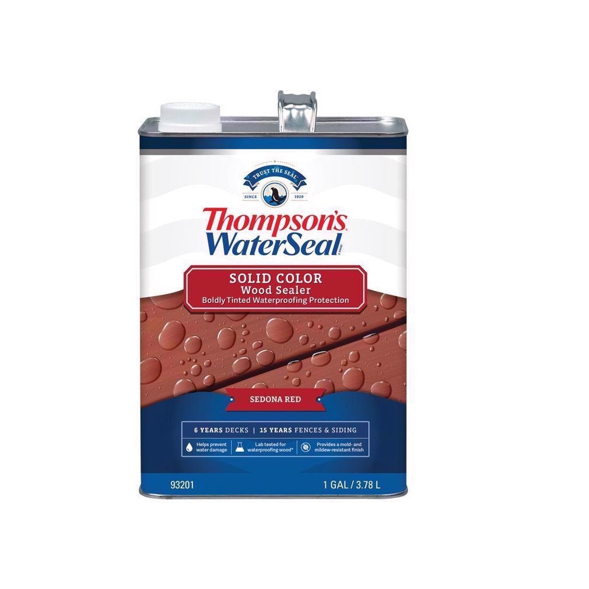 Thompsons WaterSeal TH093201-16 Wood Sealer Waterproofing Wood Sealer 1 Gallon