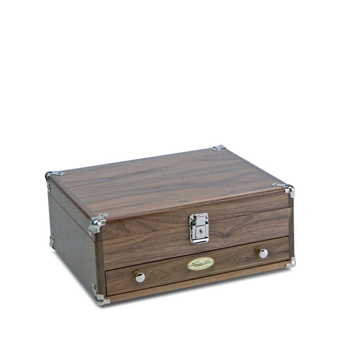 EDC Desktop Case Model 1401 Natural Walnut