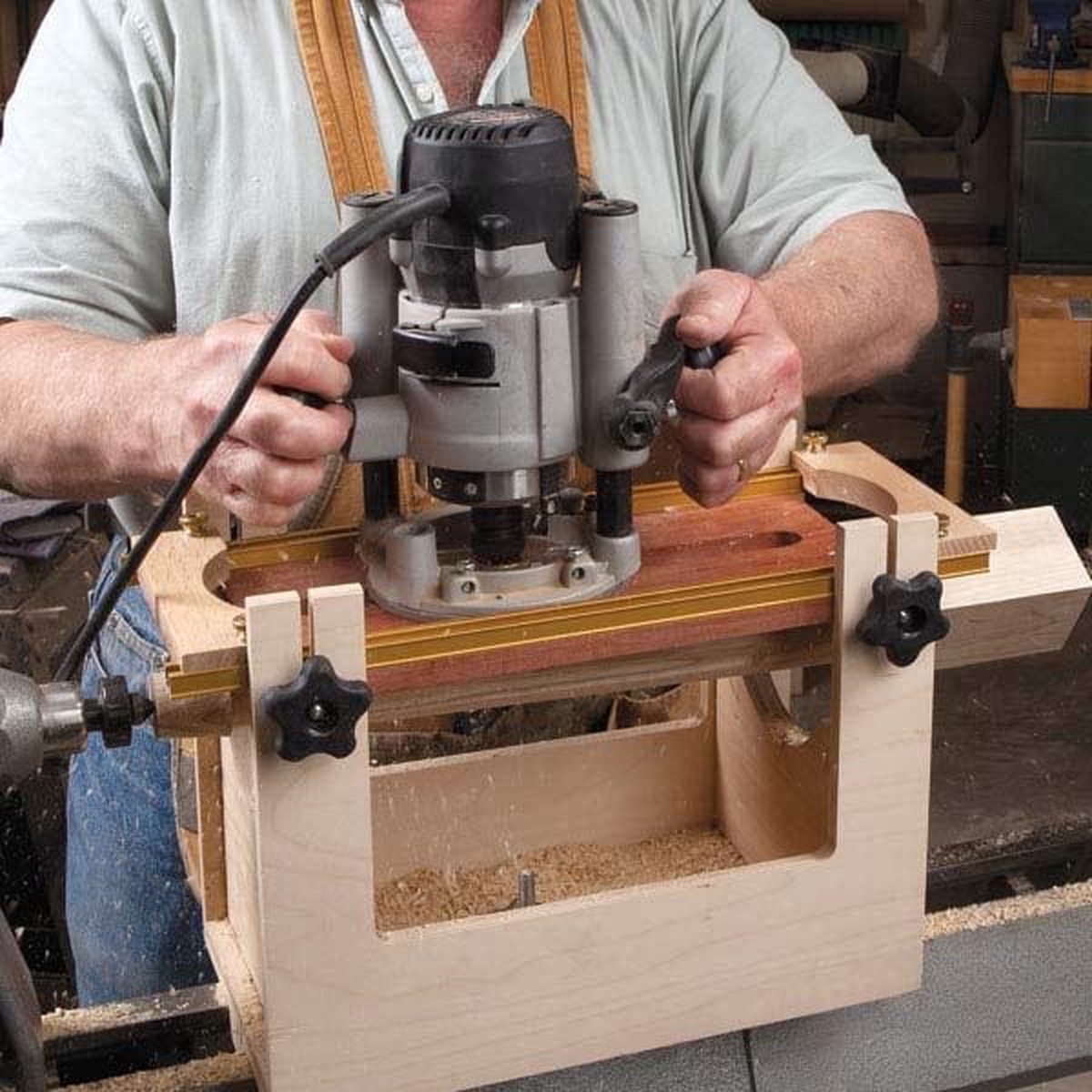 Spindle Fluting Jig Downloadable Plan