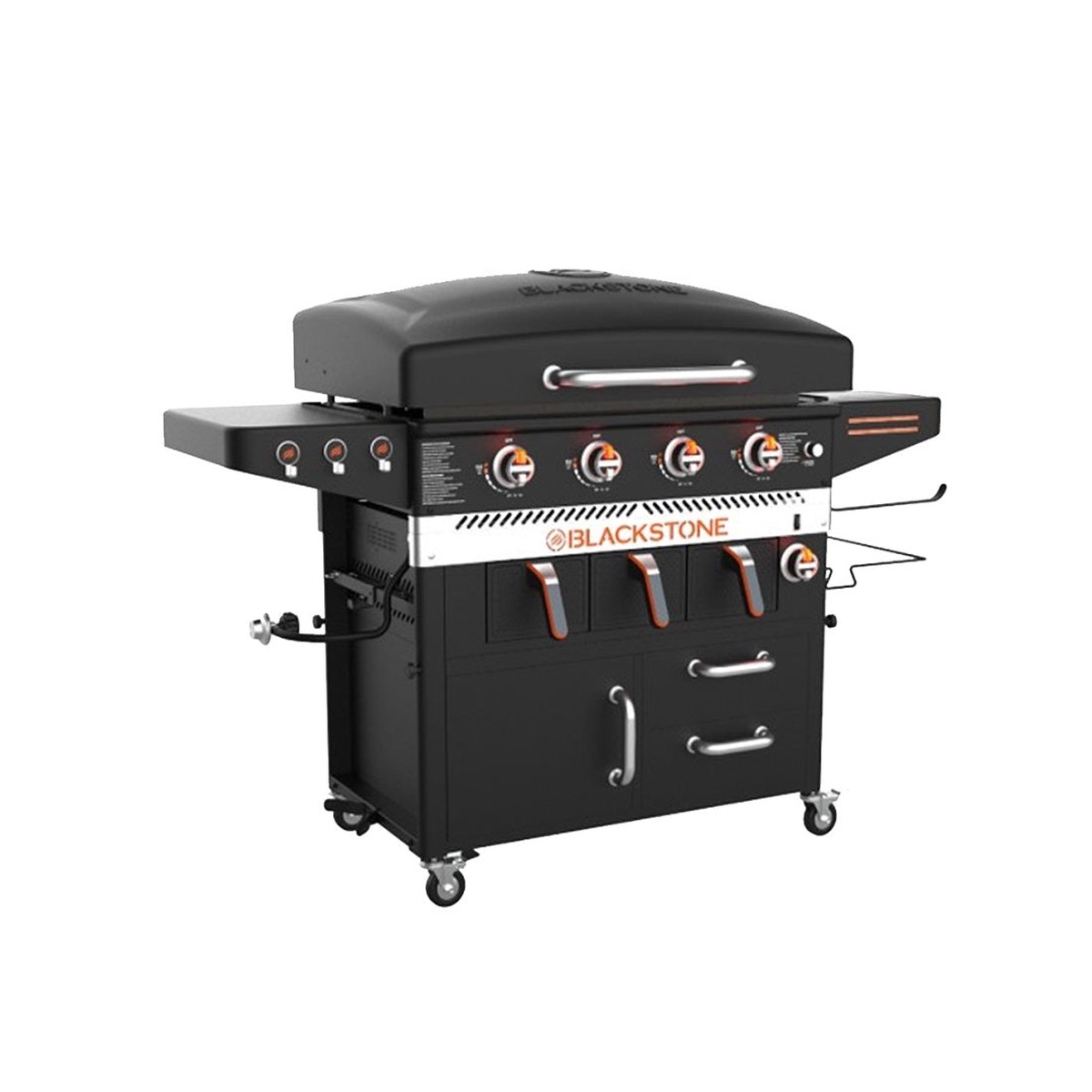 Blackstone 1923 Griddle and Airfryer Combo Propane 4-Burner