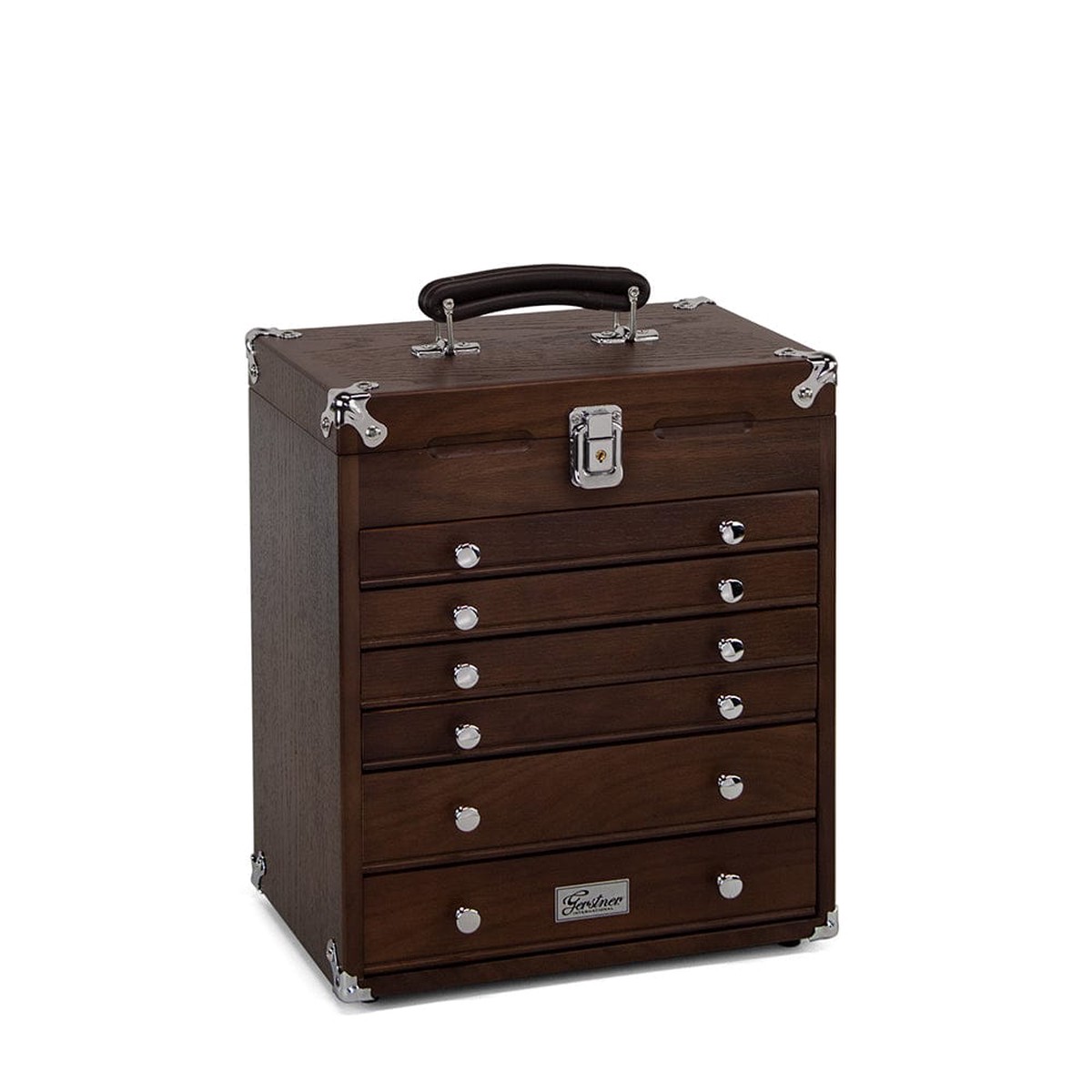 6-Drawer Collectors Chest - Dark Oak