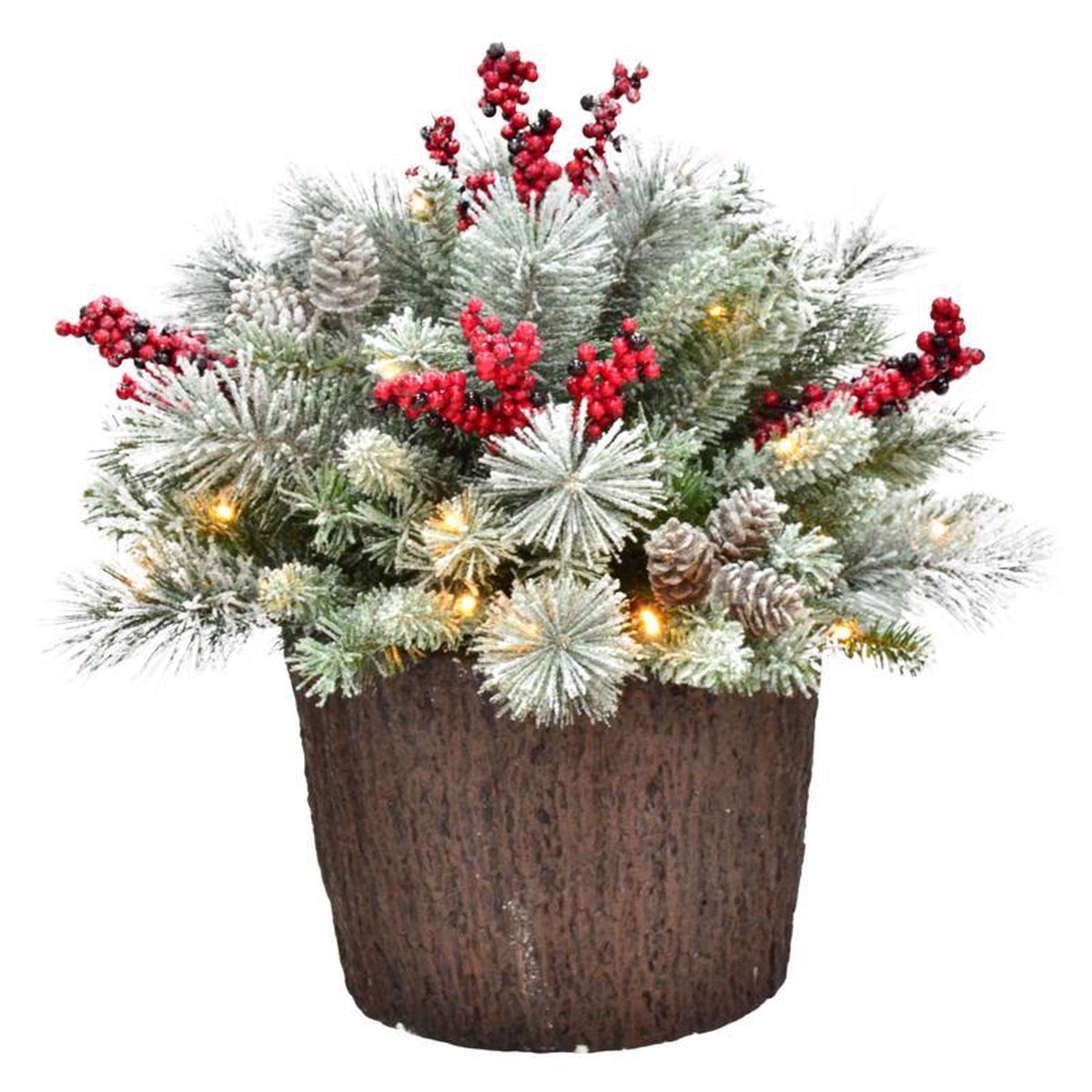 Celebrations SFRBURN22WWA Christmas Snow Frosted Urn Filler 1-12 Feet