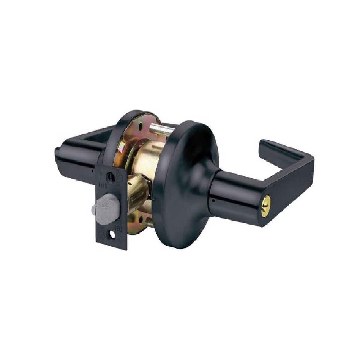 Tell CL102902 Entry Lever Matte Black