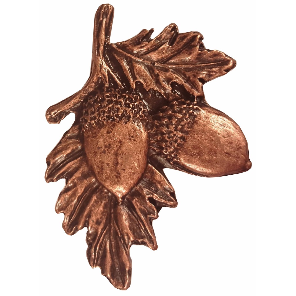 Acorns on Branch Pull Antique Copper Model 300AC