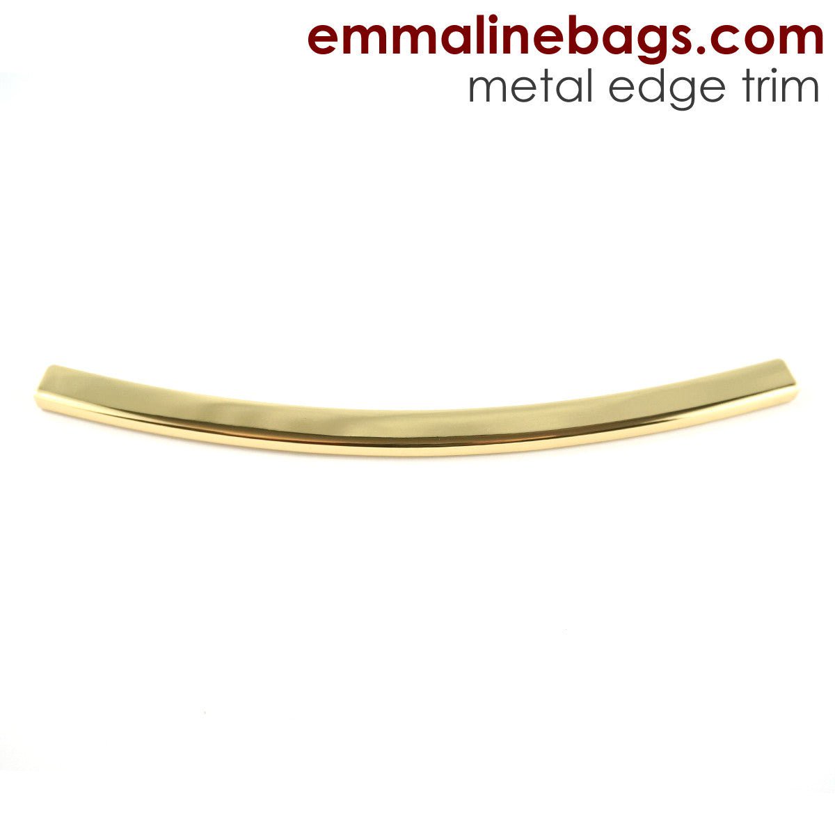 Metal Edge Trim Style D - Curved - in Gold Finish