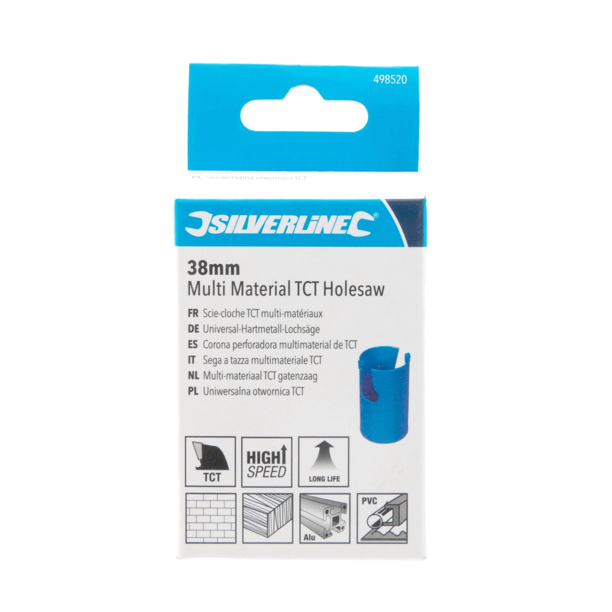 Silverline Multi Material TCT Holesaw 35mm