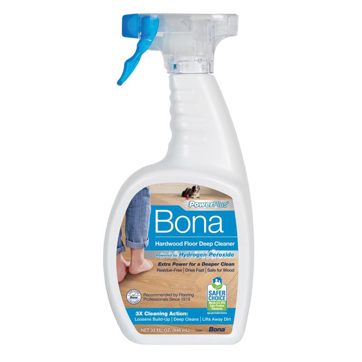Bona WM850051001 PowerPlus Hardwood Floor Cleaner 32 Ounce