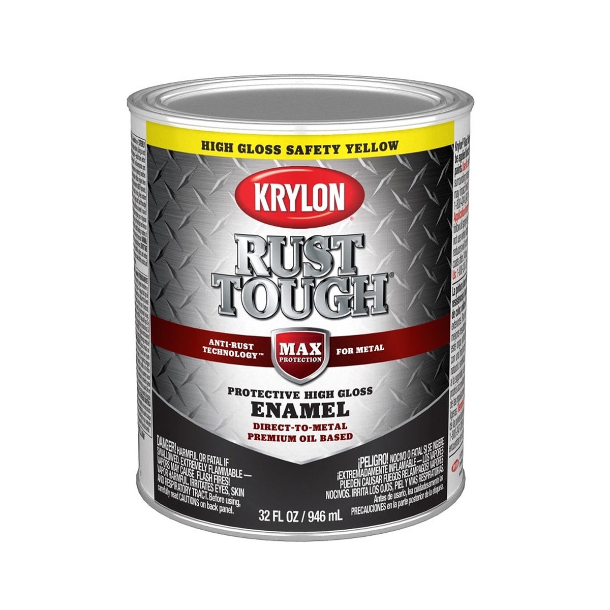 Krylon K09713008 Rust Tough Protective High Gloss Enamel 1 Quart