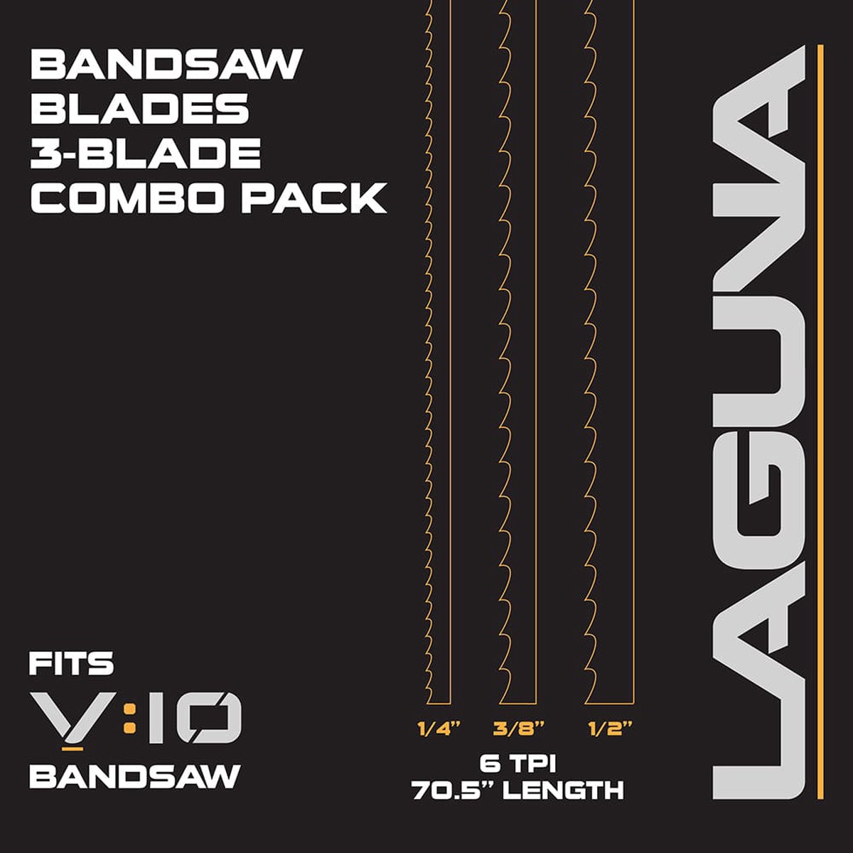 Assorted Bandsaw Blade Pack for V10- 3 Pack