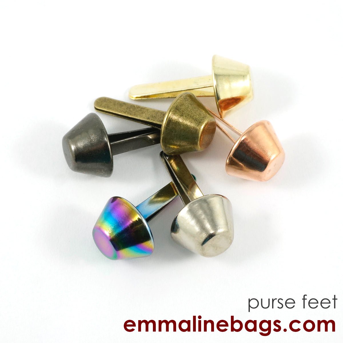 BUCKET Purse Feet 916 (14 mm) (6 pack)