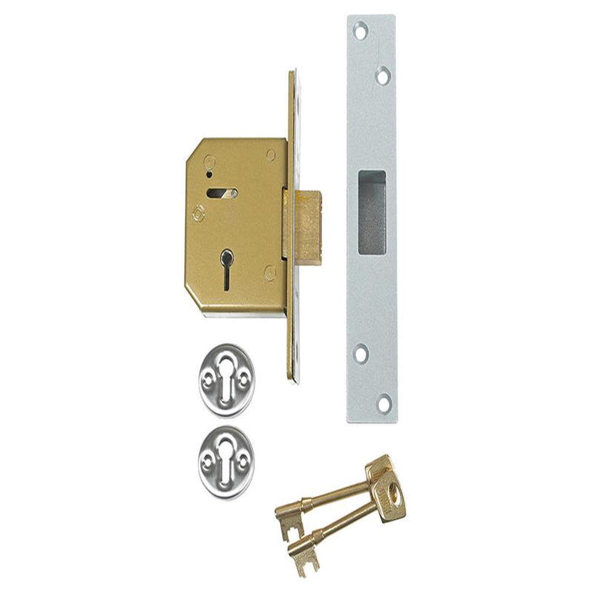 3G115 C Series 5 Lever Deadlock 67mm 25in Satin Brass