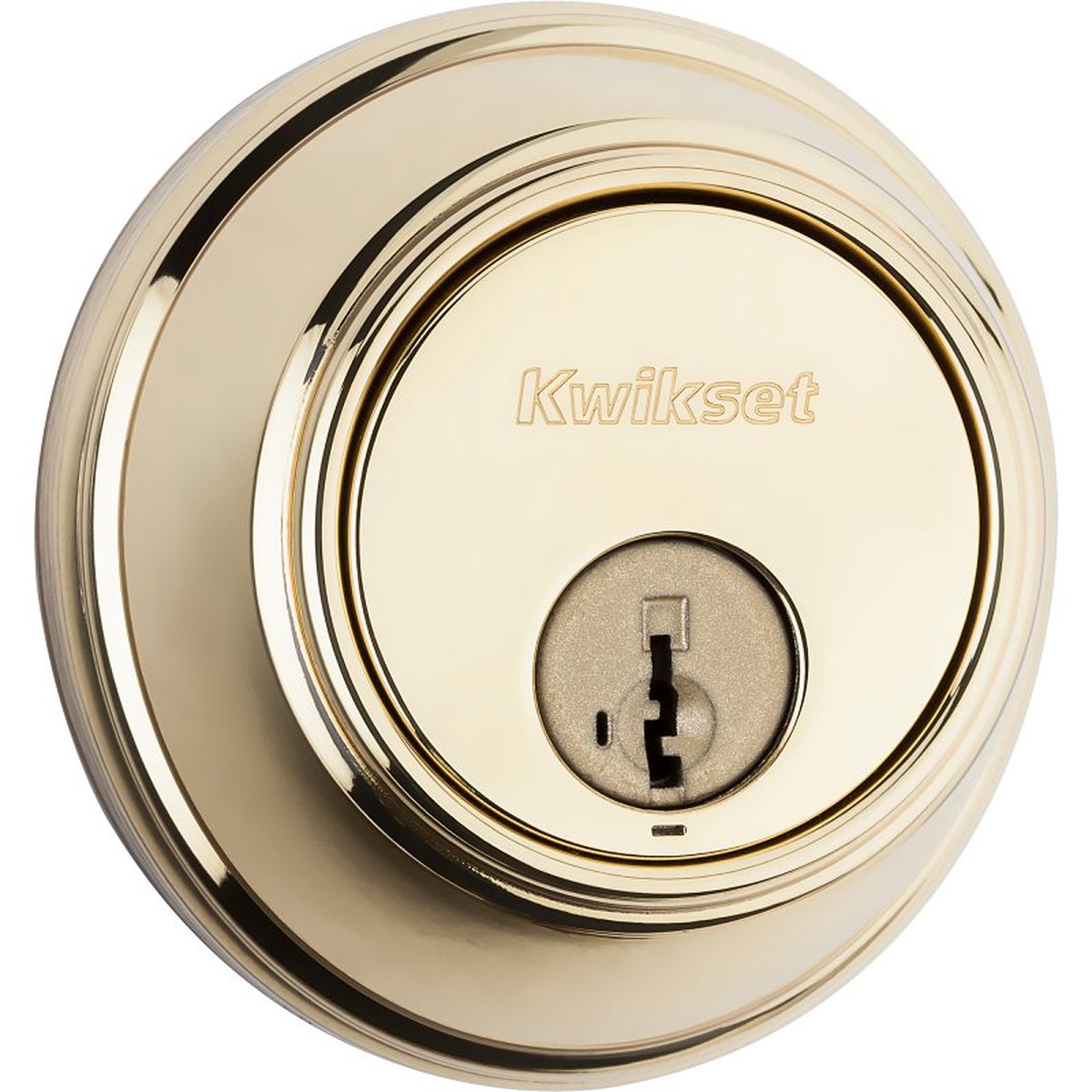 DEADBOLT SNGL CYL SMT POLBRSS