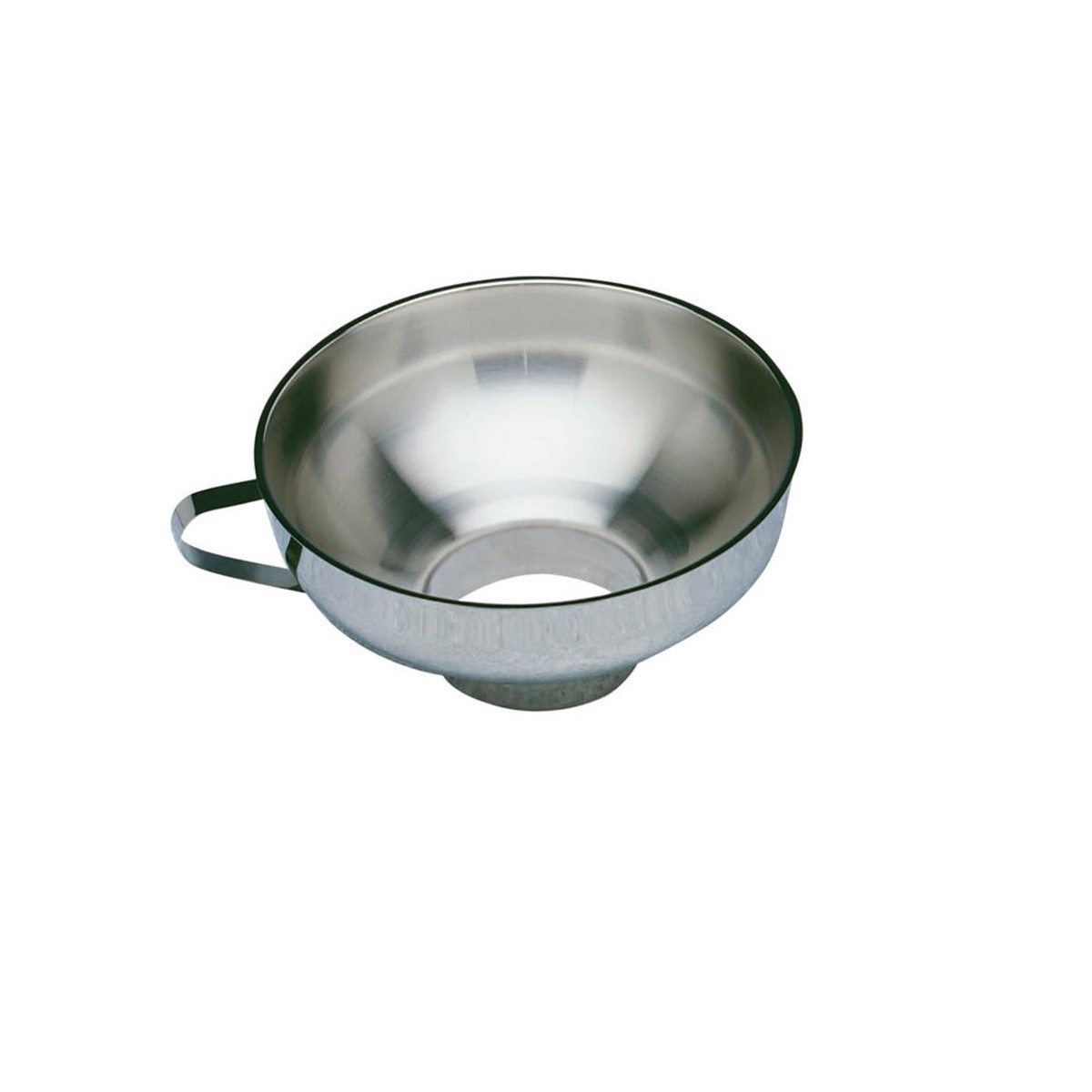 Norpro 248 Wide Mouth Funnel With Handle Silver