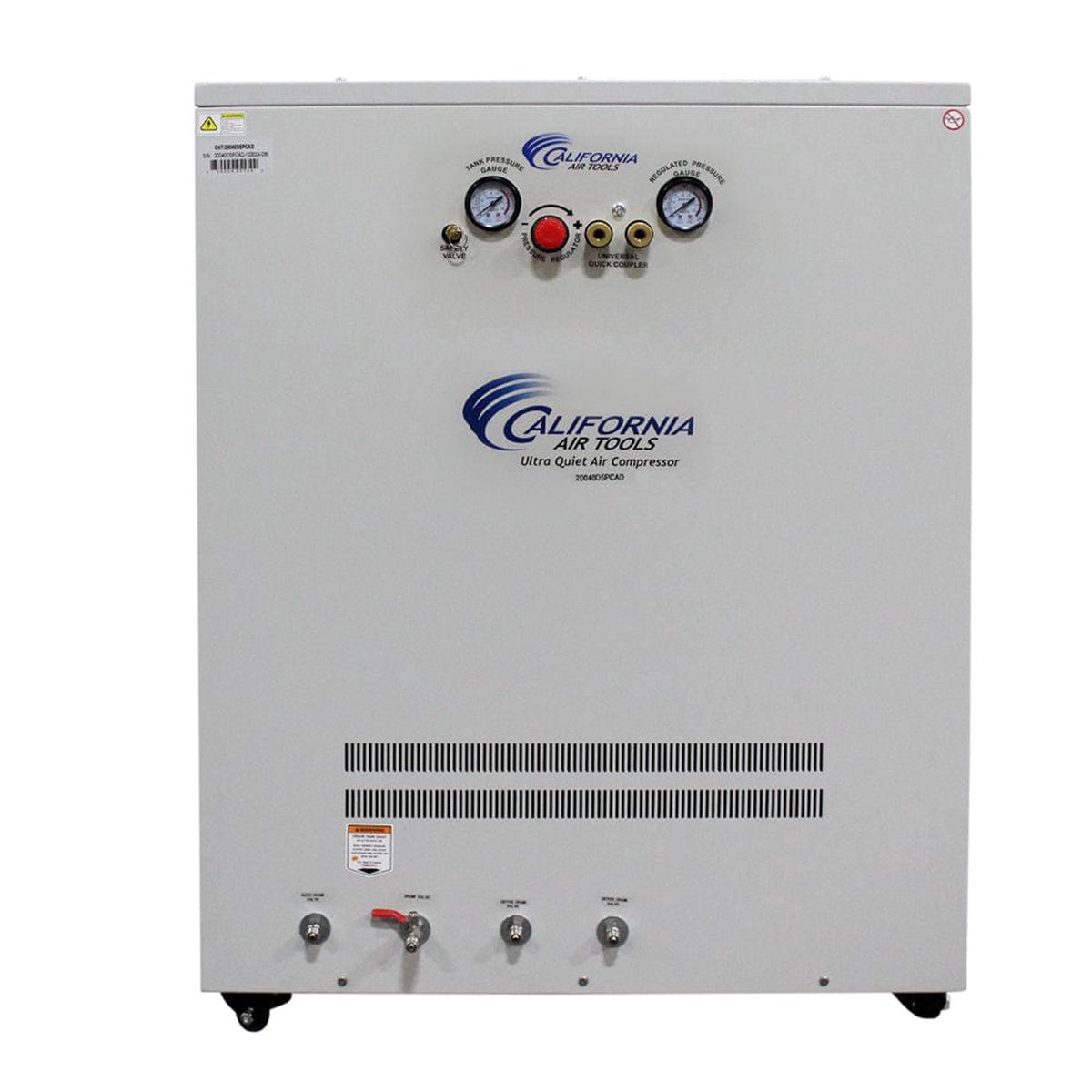 4HP 20 Gallon Oil-Free Compressor with Drying System in Soundproof Cabinet