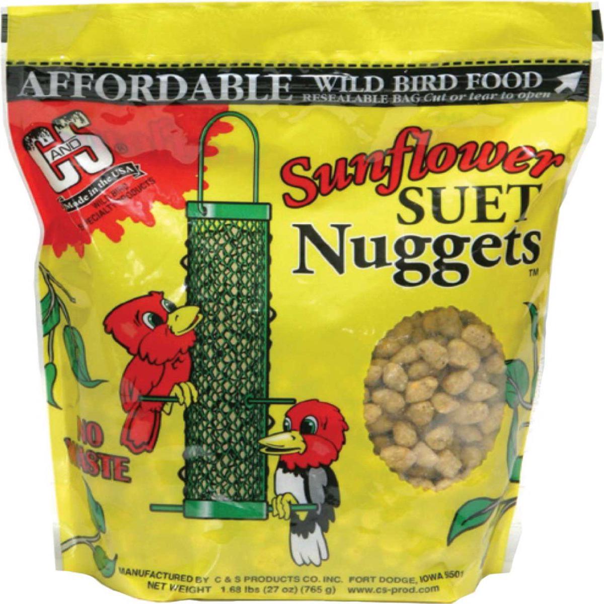 C S 06110 Sunflower Suet Nuggets 27 Oz