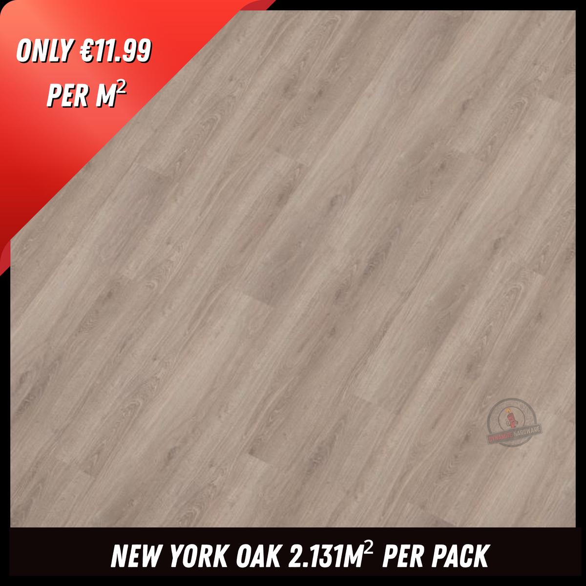 8Mm New York Oak - 2131M2 Pk - Ac4 - Wg Surface Finish - 8 X 193 X 1380Mm