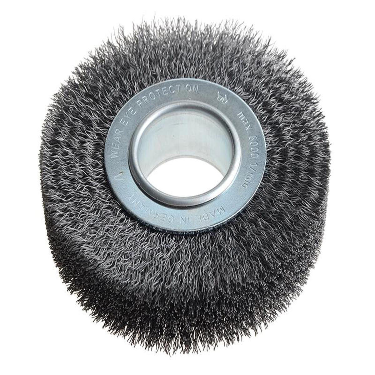 Wheel Brush D125mm x W29-31 x 40 Bore Steel Wire 030 Adaptors Set 2