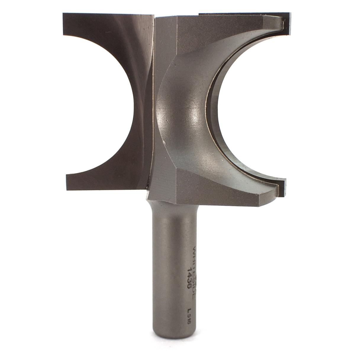 1436 Half Round (Bull Nose) Router Bit 12 SH 34 R X 1-12 Co X 1-78 CL 2-716 D