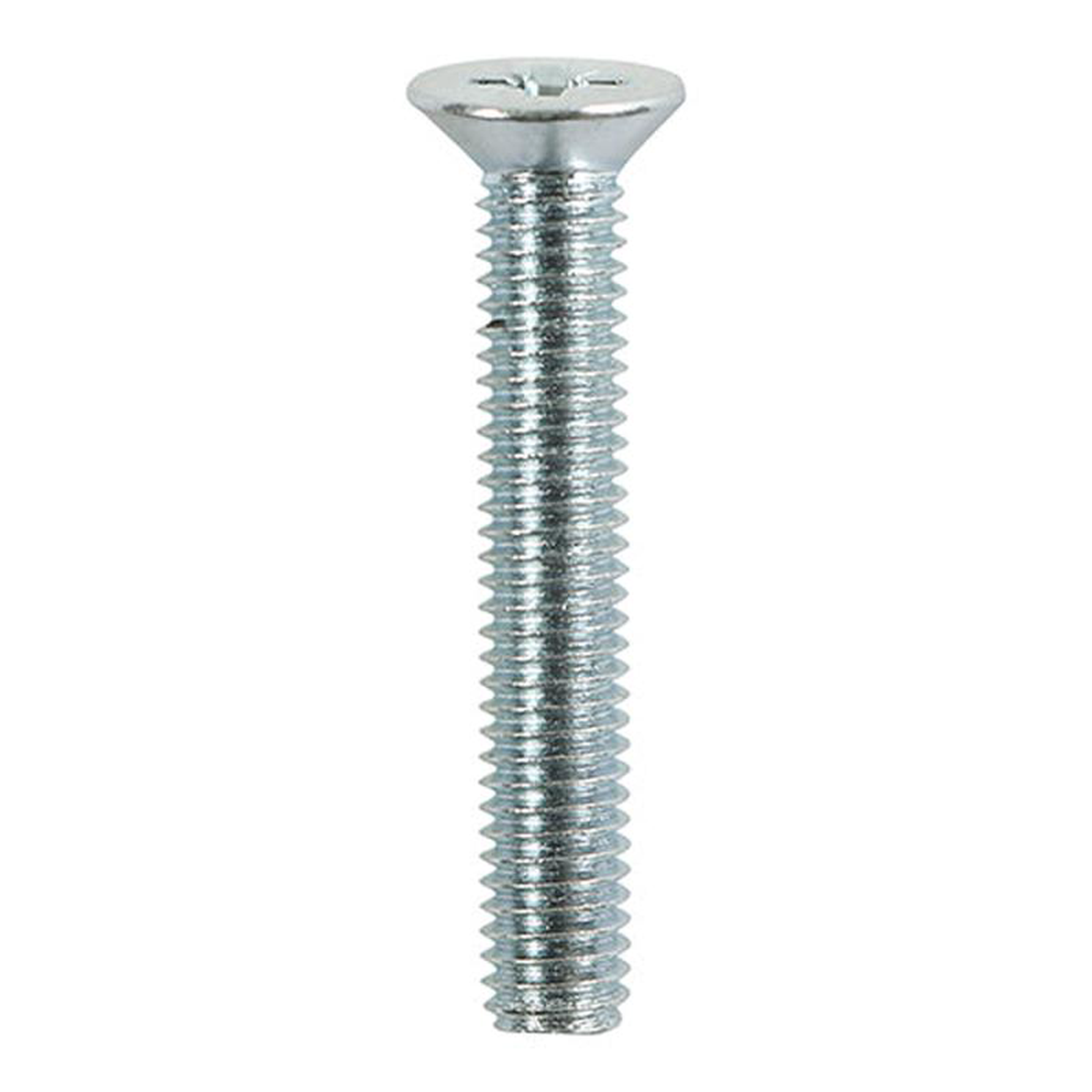 TIMCO Machine Countersunk Silver Screws 8211 M6 x 12
