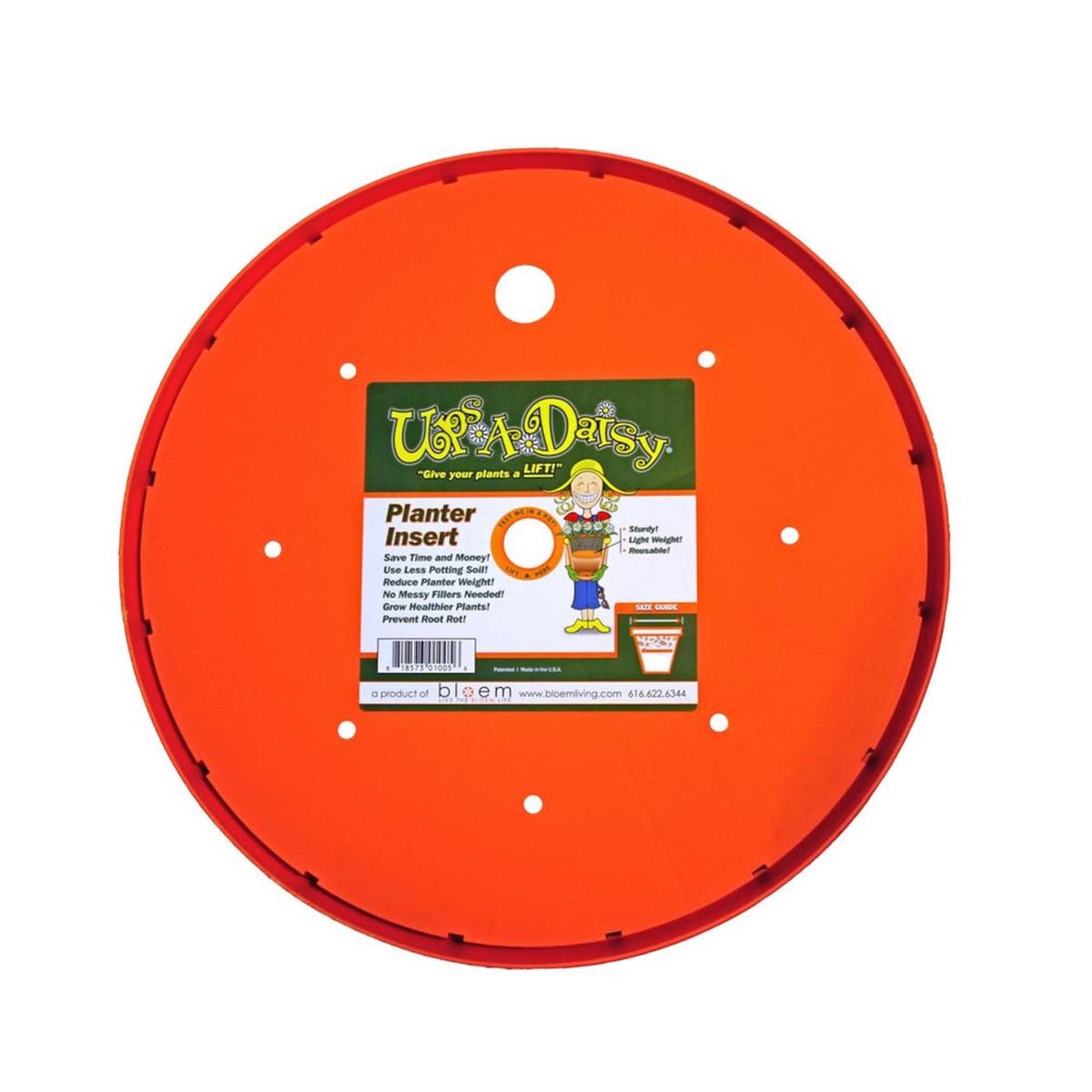 Bloem T6328 Ups-A-Daisy Round Plant Lift Orange
