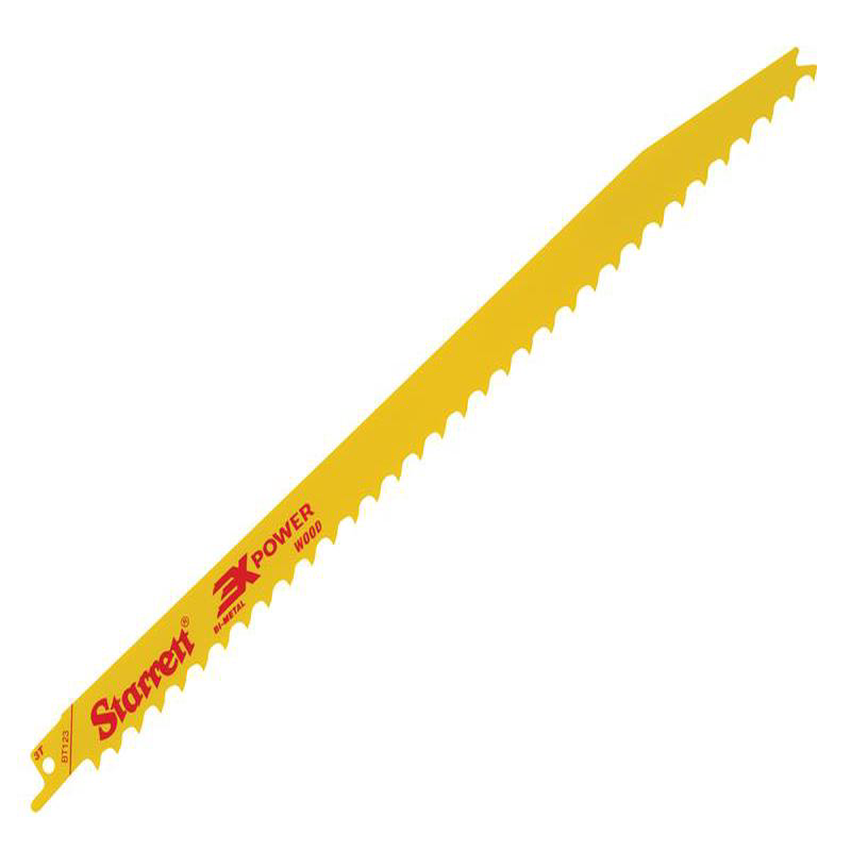 BT123-5 Bi-Metal Reciprocating Blade Wood Tapered 300mm 3 TPI (Pack 5)