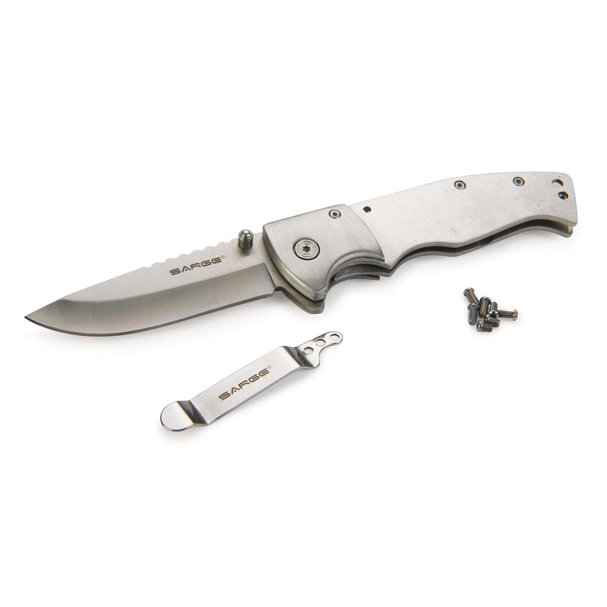 Liner Lock Pocketknife for Hunting and Fishing - 7-34 - Unfinished Kit