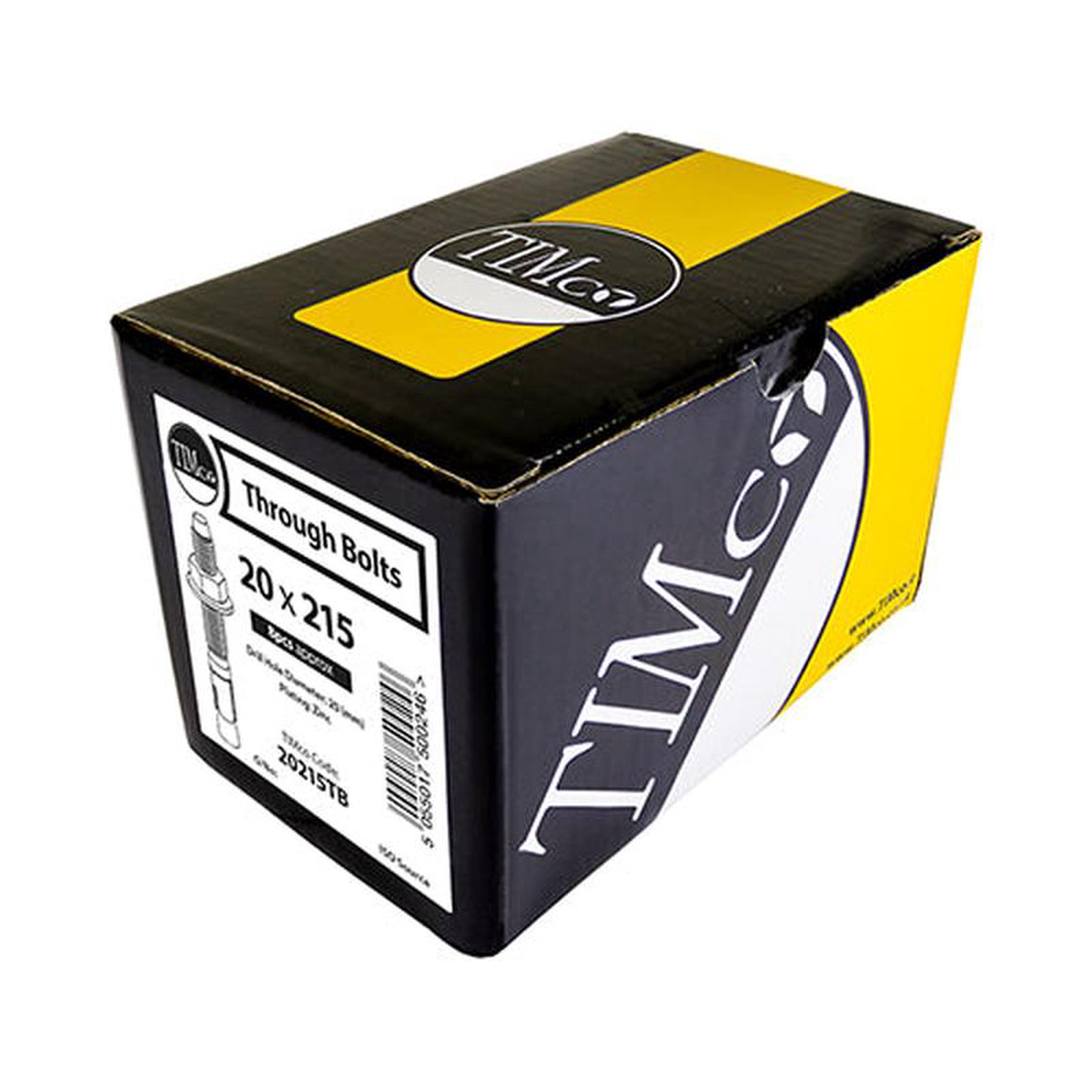 TIMCO Throughbolts Silver 8211 M8 x 100