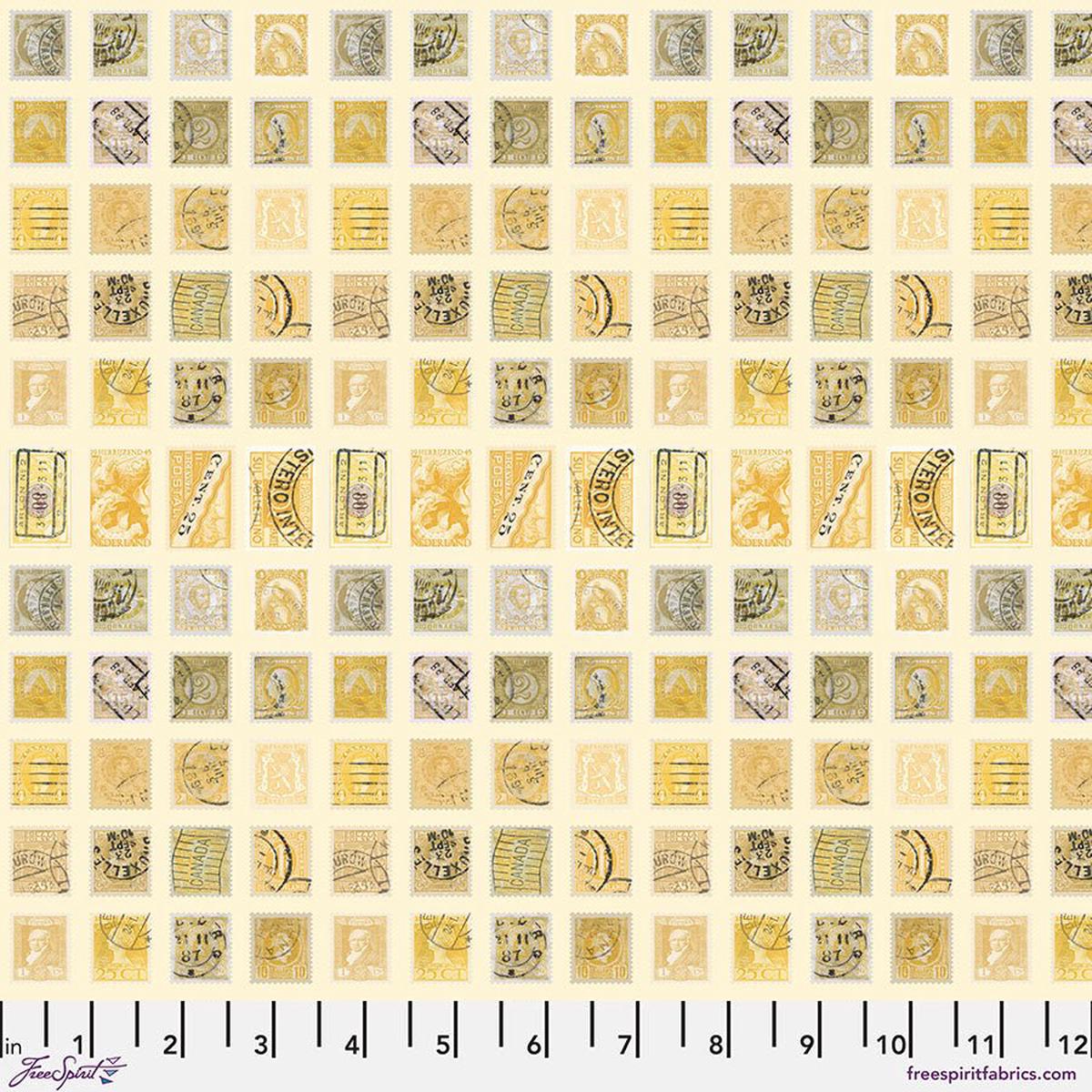 Yellow Stamps Tim Holtz Eclectic Elements - Palette - (14 yard)