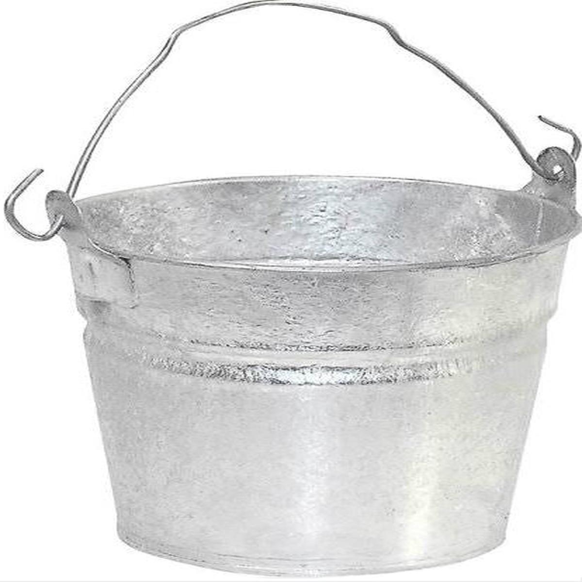 Behrens 1202 Hot Dipped Steel Water Bucket 2 Quarts