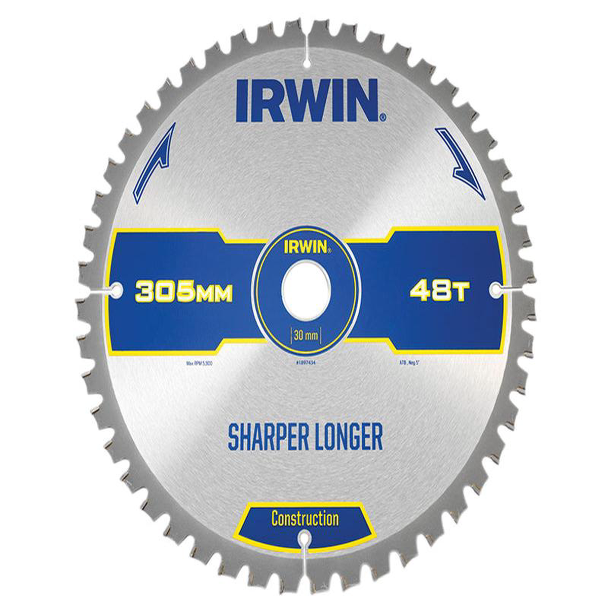 Construction Mitre Circular Saw Blade 305 x 30mm x 48T ATBNeg
