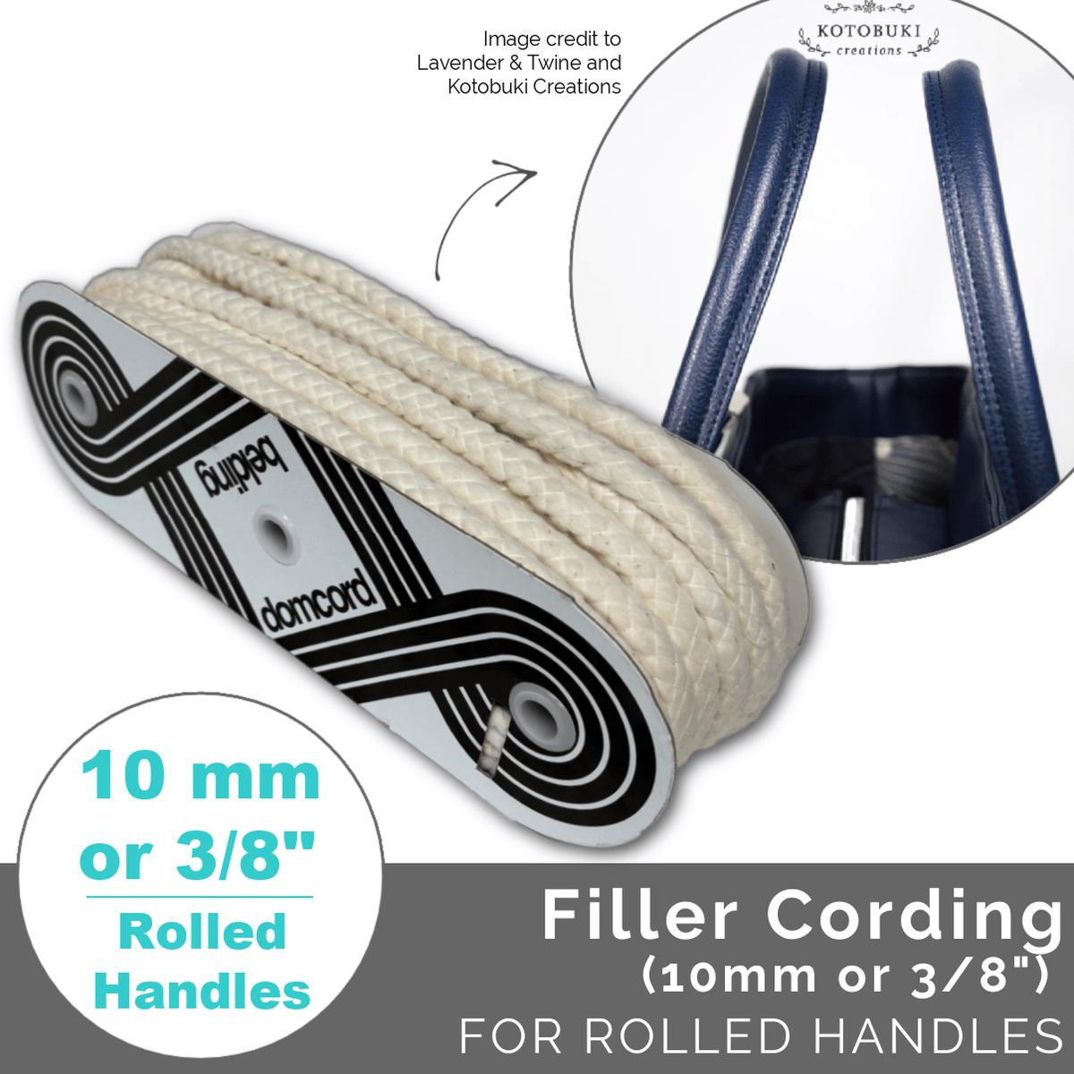 Filler Cord (Cotton) For Rolled Handles 10mm or 38 (Per Yard)