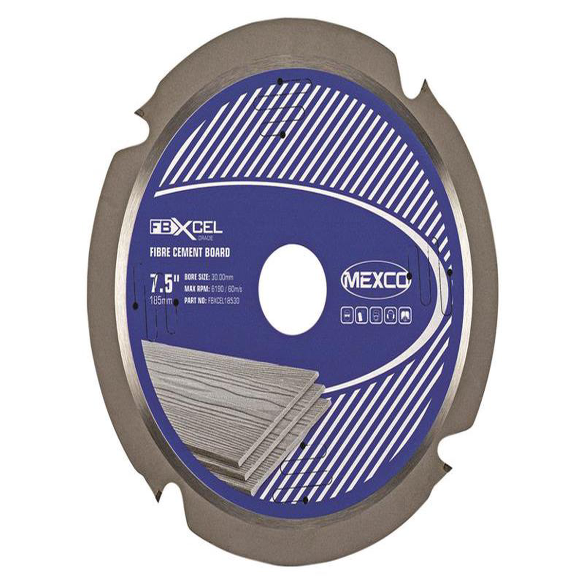 Fibre Cement Board PCD Blade 185 x 30mm x 4T