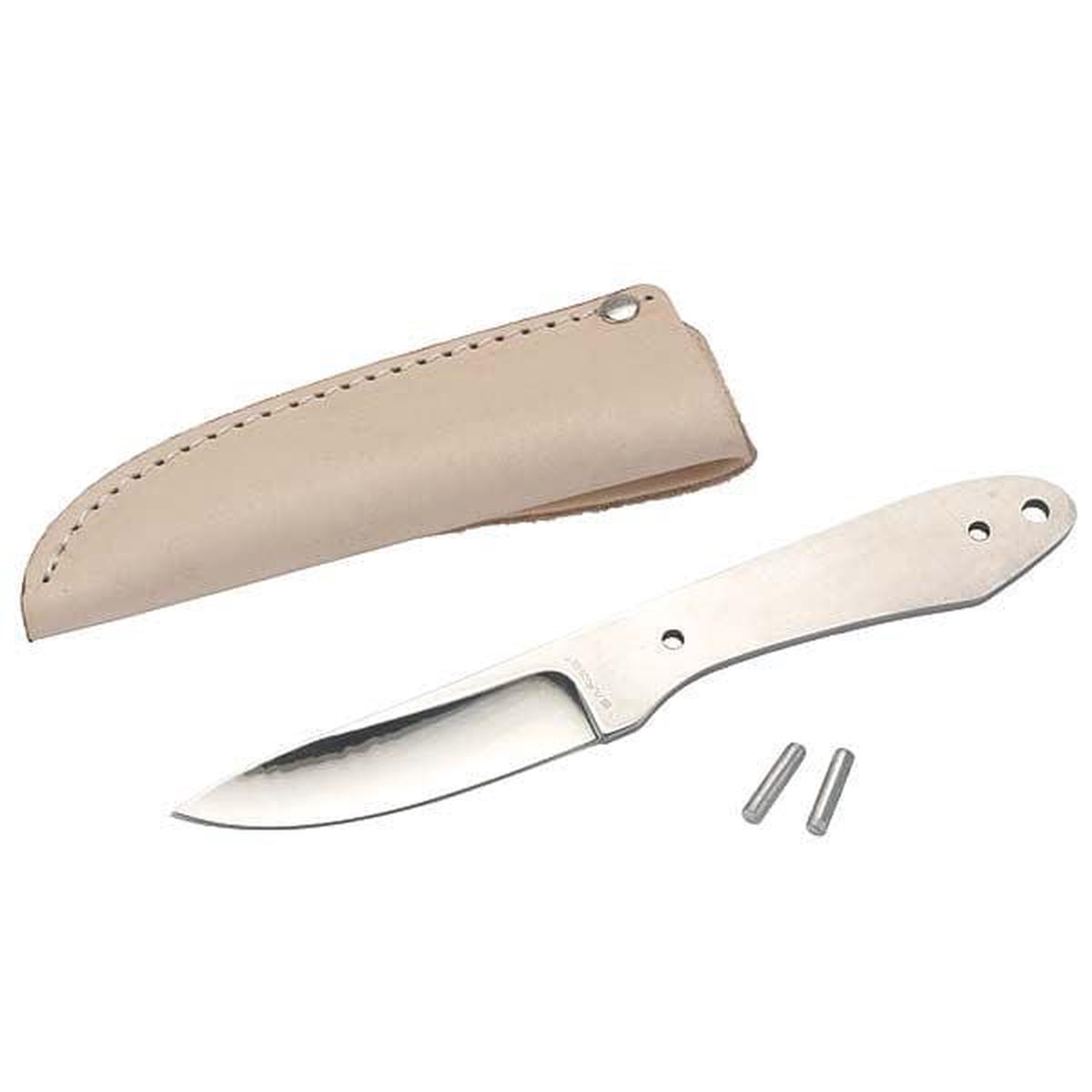 Semi-Skinner Fixed Blade Knife for Hunting and Fishing - 7-14 - Unfinished Kit