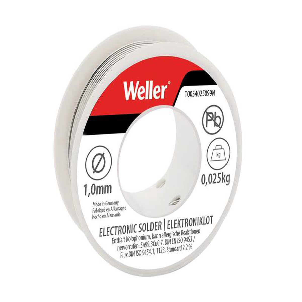 Electronic Lead-Free Solder Sn99 Cu3 1mm 25g