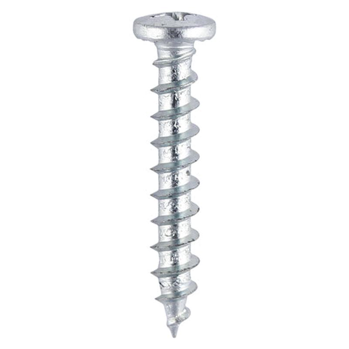 TIMCO Window Fabrication Screws Friction Stay Shallow Pan with Serrations PH Single Thread Gimlet Point Zinc 8211 48 x 25