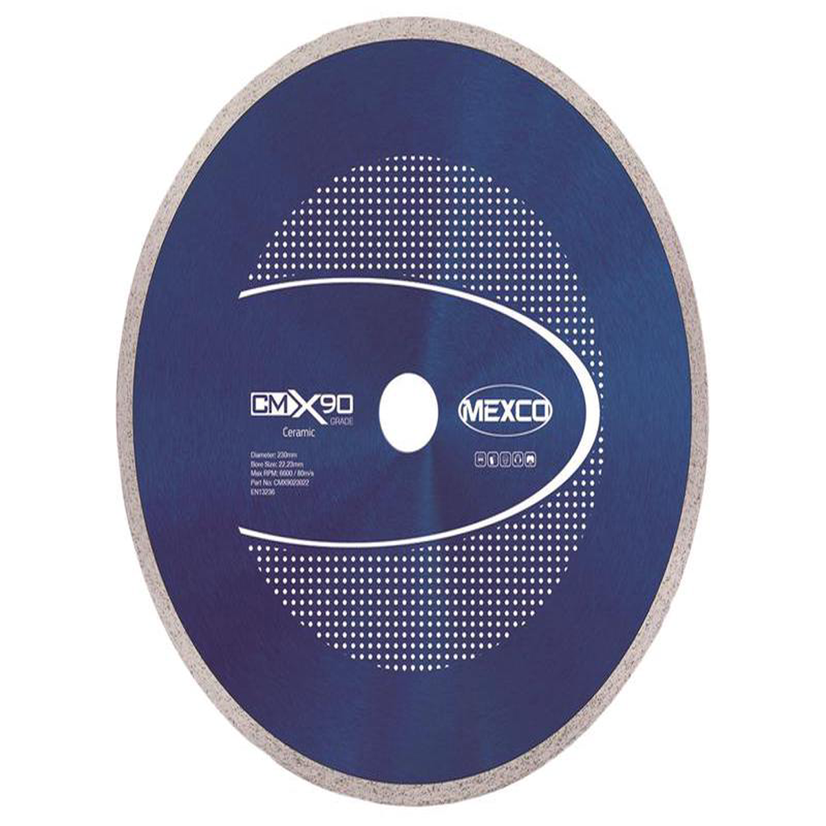 Grade Ceramic Materials Diamond Blade 230 x 22mm
