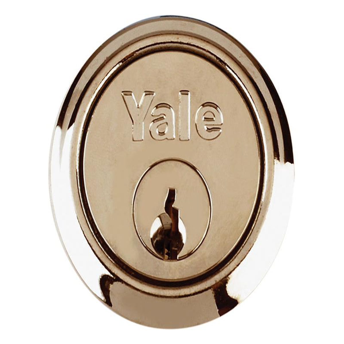 P1109 Replacement Rim Cylinder 038 2 Keys Chrome Finish Visi