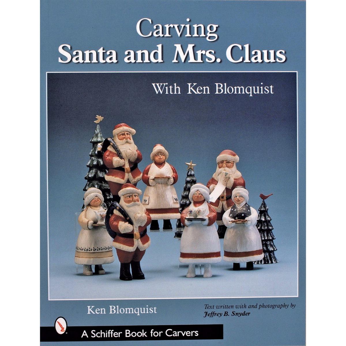 Carving Santa and Mrs Claus