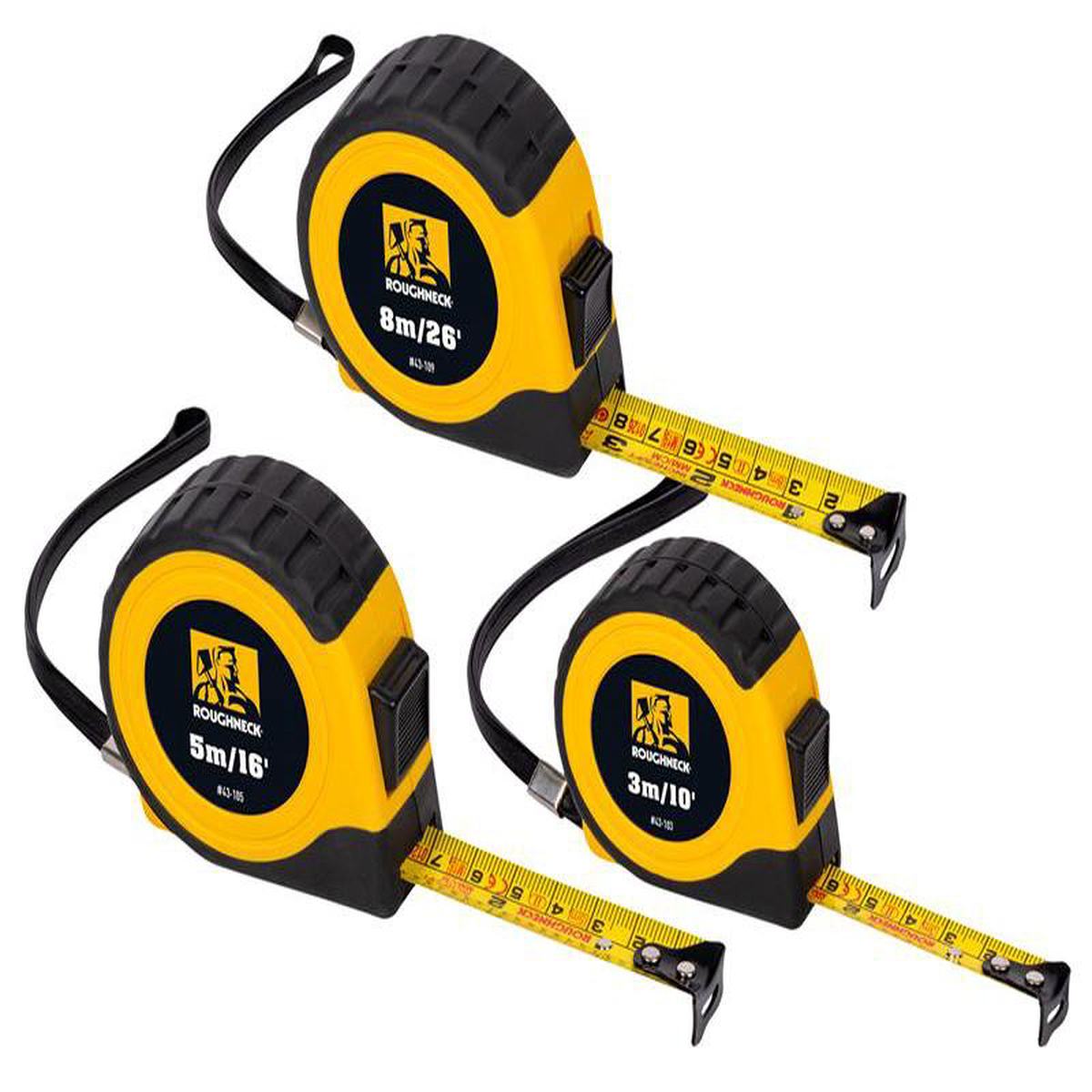 E-Z Read Tape Measure Set 3 Piece