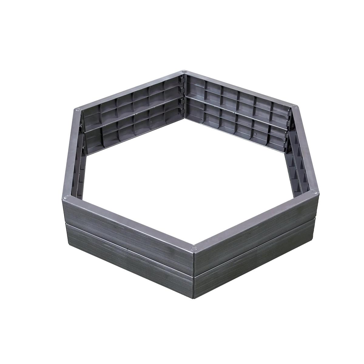 ERGO Modular Raised Bed Hexagon Single Unit Basic Set
