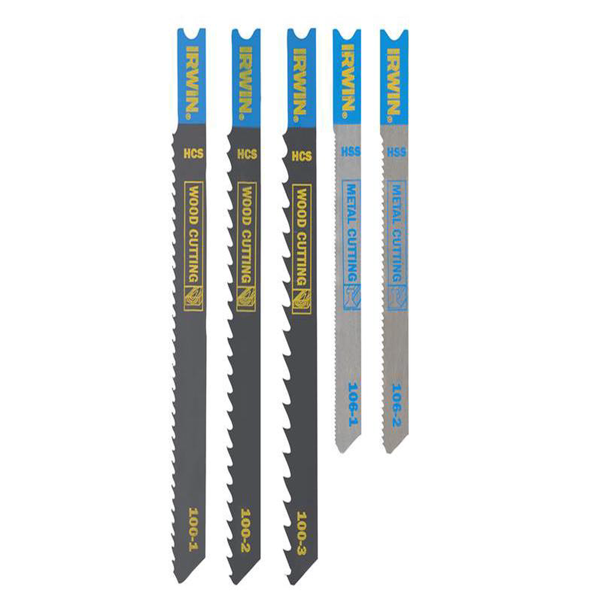 HCSHSS U-Shank Jigsaw Blade Set 5 Piece