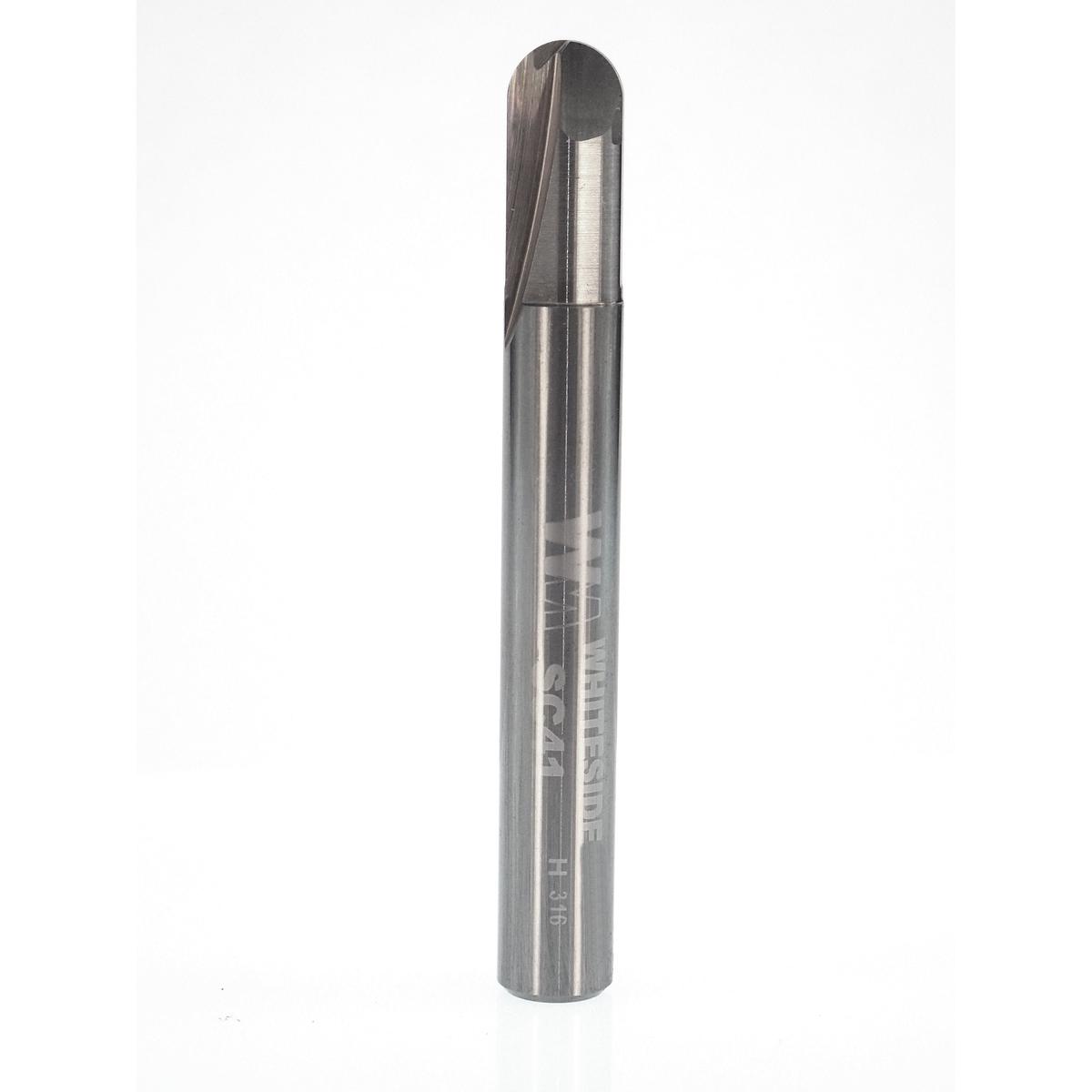 SC41 Round Bottom Veining Router Bit 18 R X 14 D X 12 CL 2 OL