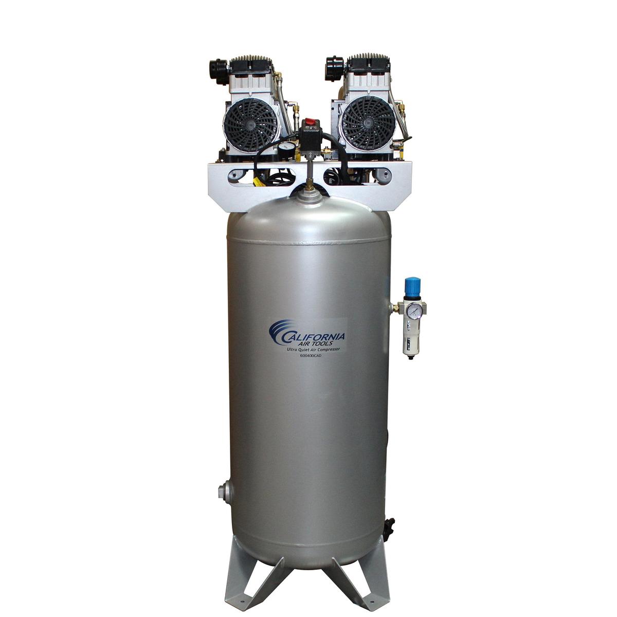 4HP 60 Gallon Oil-Free Steel Tank Air Compressor with Auto Drain Valve