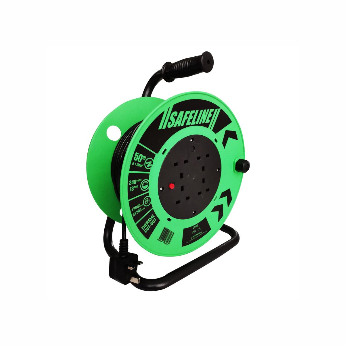 50MT X 240V X 13A 10 SQ CABLE REEL