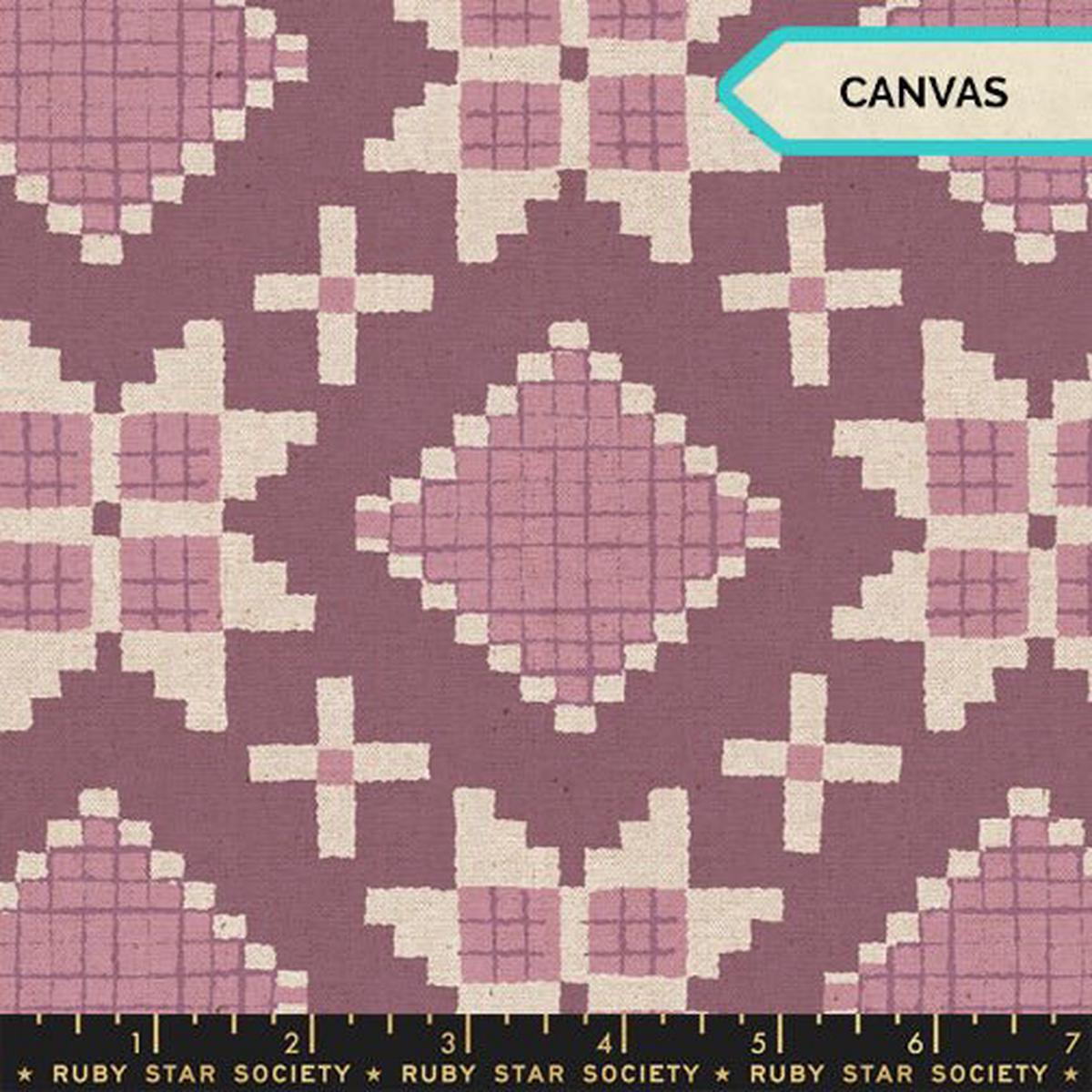 (Canvas) Lilac Star Heirloom by Ruby Star Society (14 Yard)